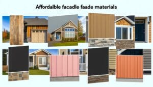 affordable materials for facade renovation