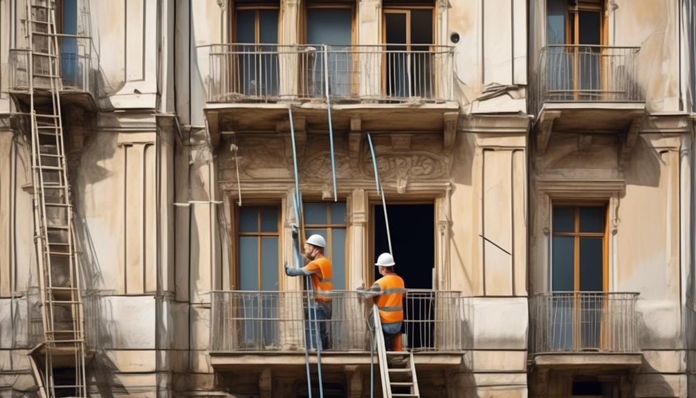costs of labor for facade renovation