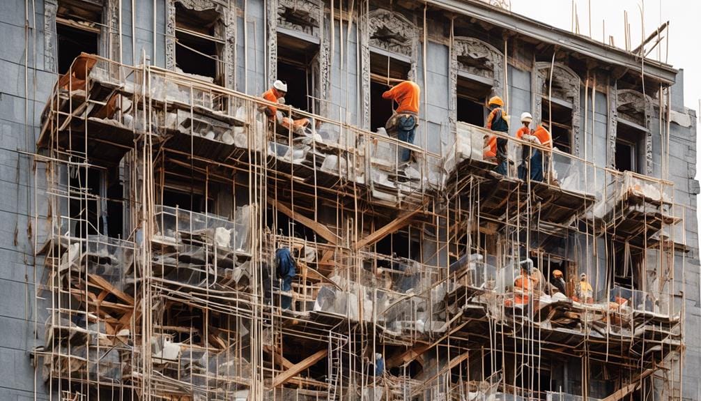 costs of labor in facade renovation