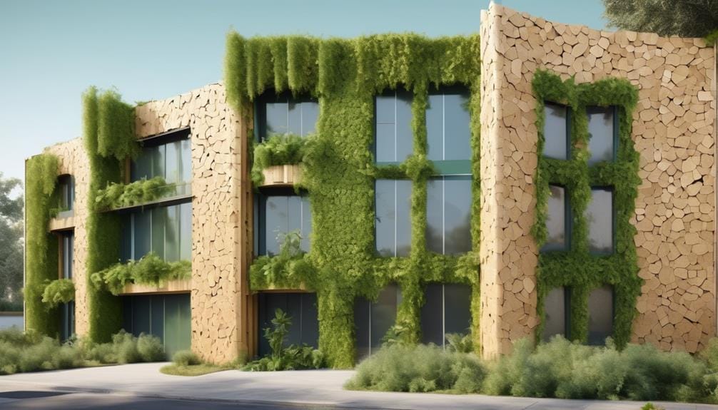 green materials for facades