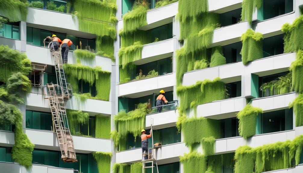 implementing green wall systems